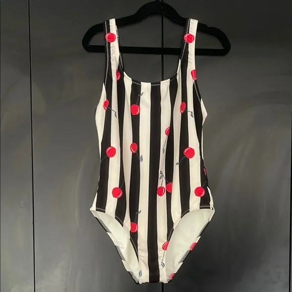 Solid & Striped Swimsuit - Picture 1 of 6